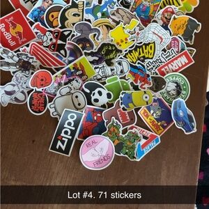 Lot 4 brand new stickers. 71 included